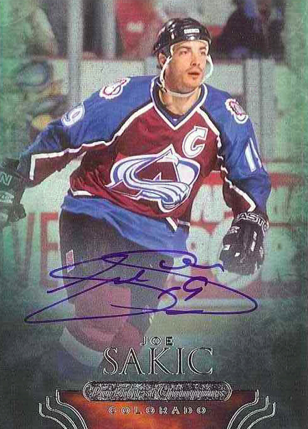 2011-NHL-Upper-Deck-Parkhurst-Champions-Autograph-Joe-Sakic