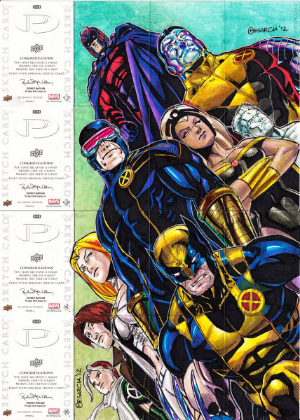 2012 MARVEL GREATEST HEROES COMPLETE COMIC TRADING CARD SET XMEN 