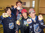 Kids love collecting Upper Deck NHL trading cards