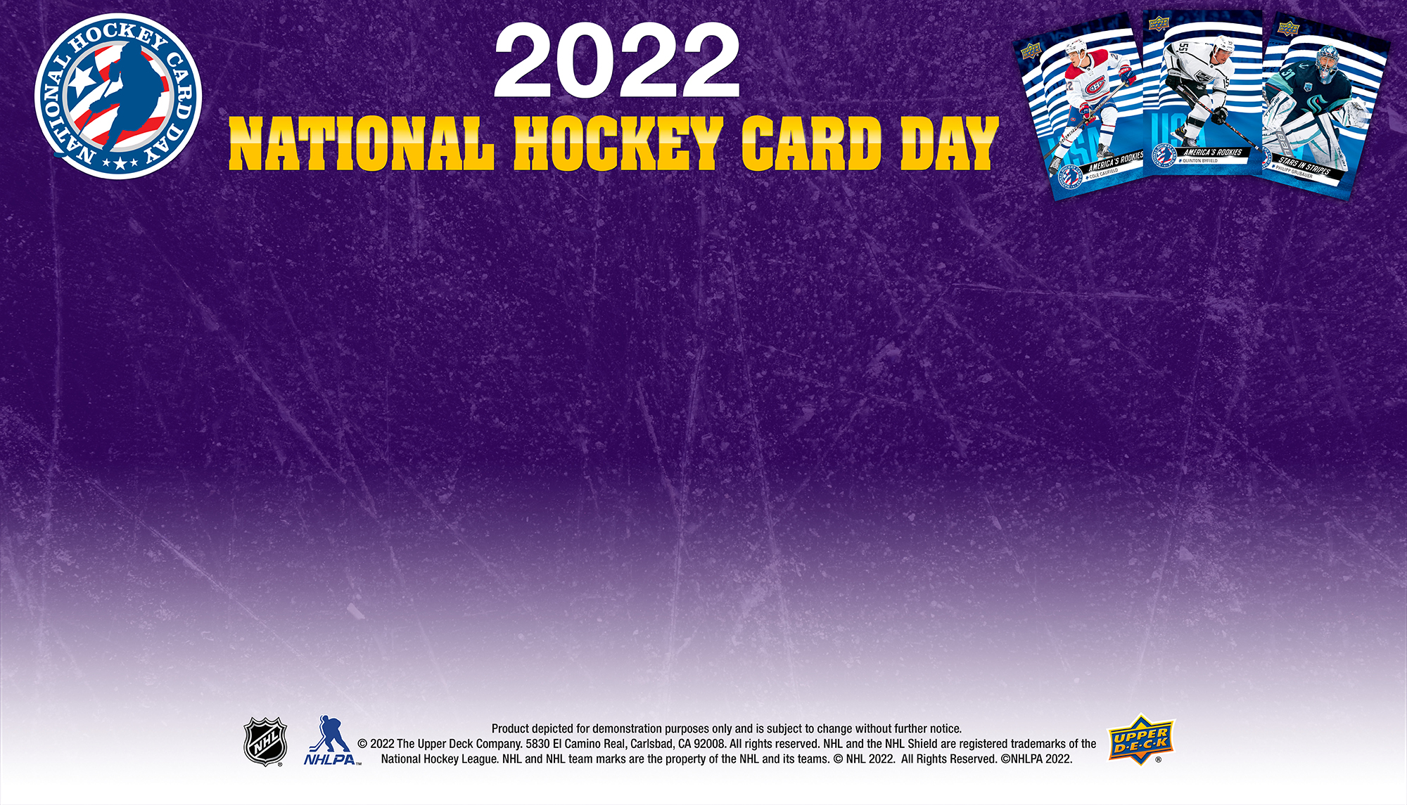 2022 National Hockey Card Day presented by Upper Deck, International page